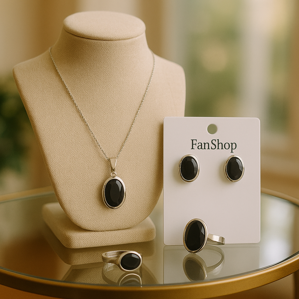 FamShop Jewelry Set – Necklace, Earrings & Ring