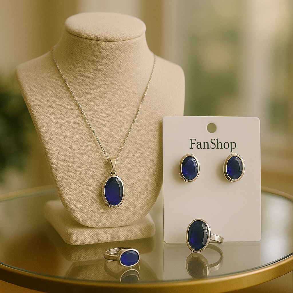 FamShop Jewelry Set – Necklace, Earrings & Ring