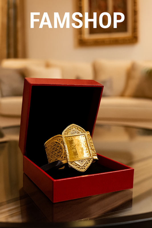 Traditional Cuff Bracelet – Statement Jewelry by FamShop